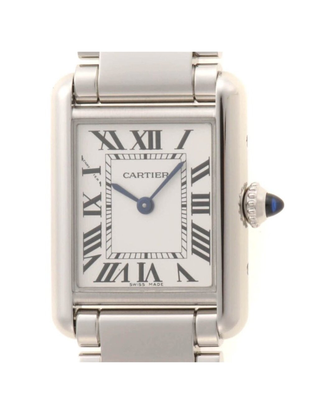 Cartier Tank Must de Cartier SM Watch Steel Silver Dial Quartz